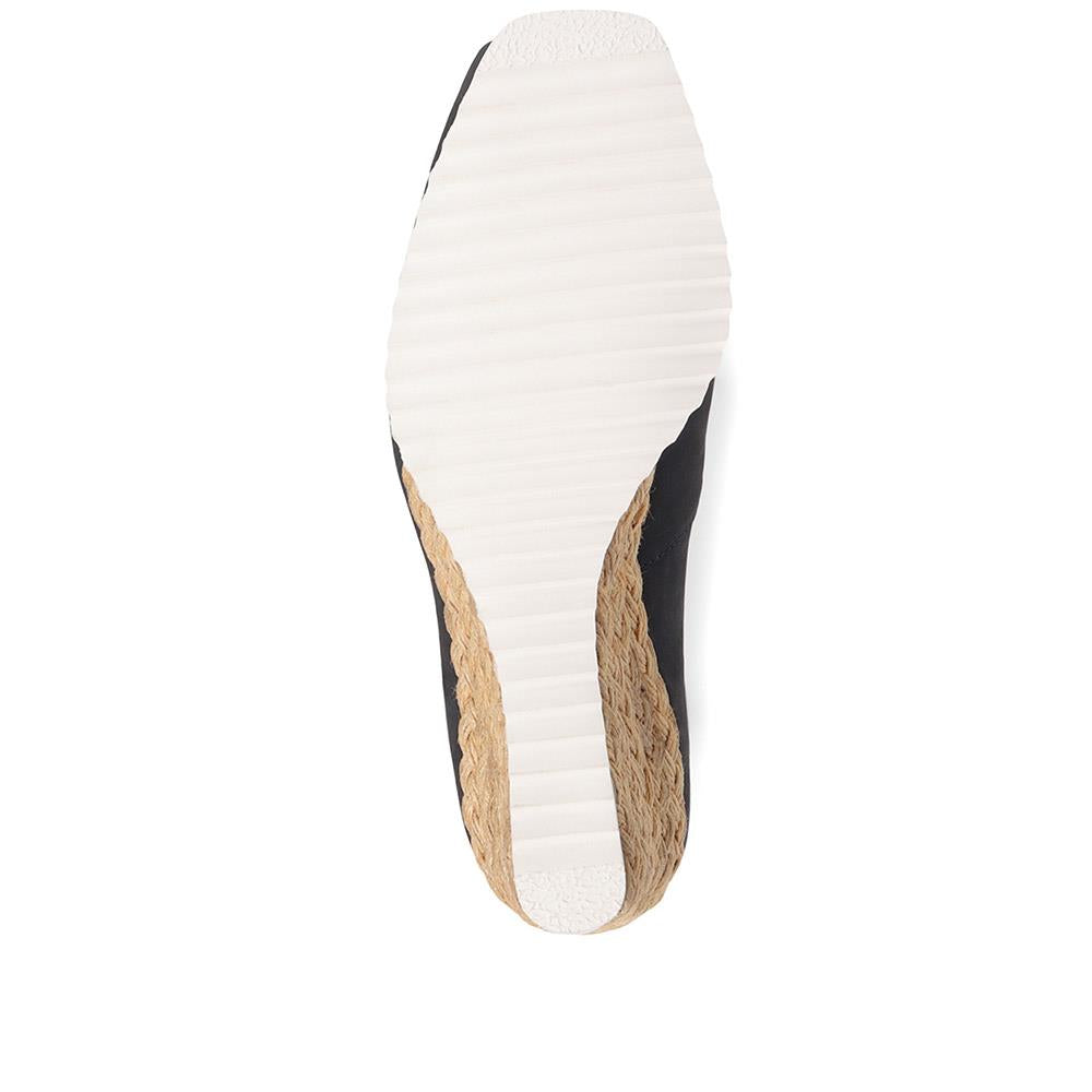 Peep Toe Espadrille Wedge Sandals - VAN37525 / 323 975 image 4