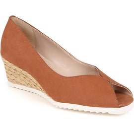 Peep Toe Espadrille Wedge Sandals