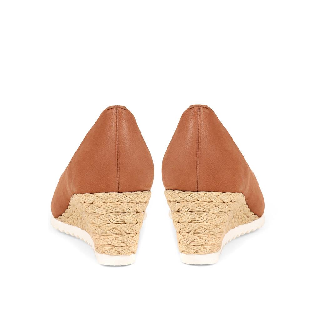 Peep Toe Espadrille Wedge Sandals - VAN37525 / 323 975 image 3