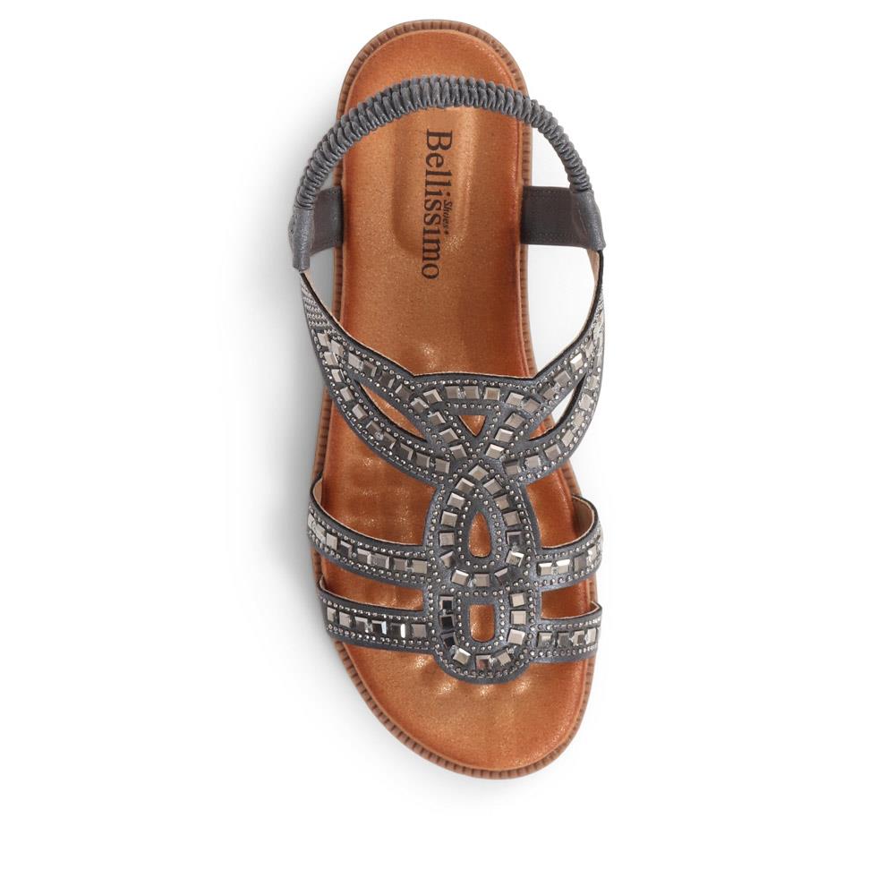 Embellished Slip On Sandals - BELBAIZH37049 / 323 381 image 2