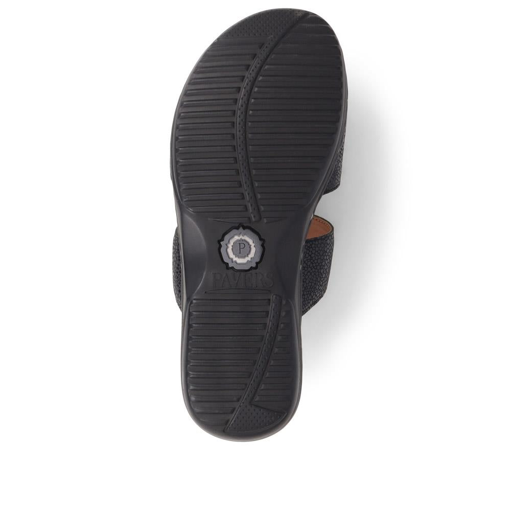 Leather Slip On Sandals - KF37012 / 323 970 image 4