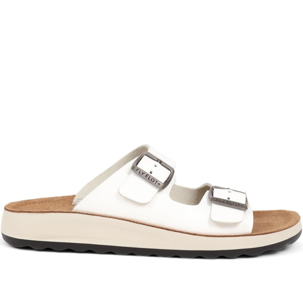 Dual Strap Slip On Sandals - FLY37069 / 323 229 image 4
