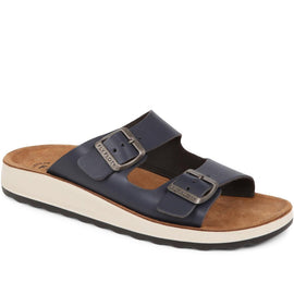 Dual Strap Slip On Sandals