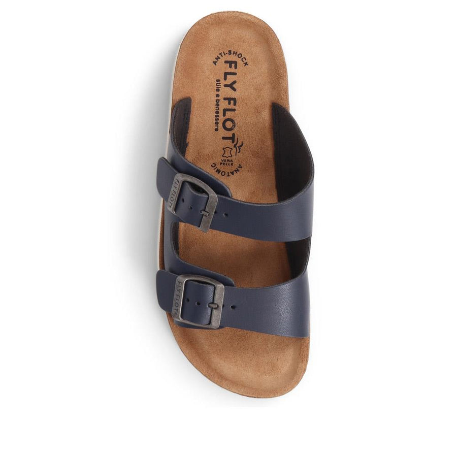 Dual Strap Slip On Sandals (FLY37069) by Fly Flot @ Pavers Shoes - Your ...