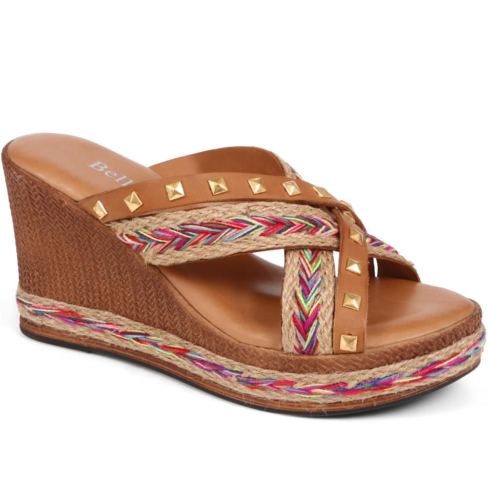 Embellished Wedge Sandals - BELDAZ37001 / 323 945 image 0