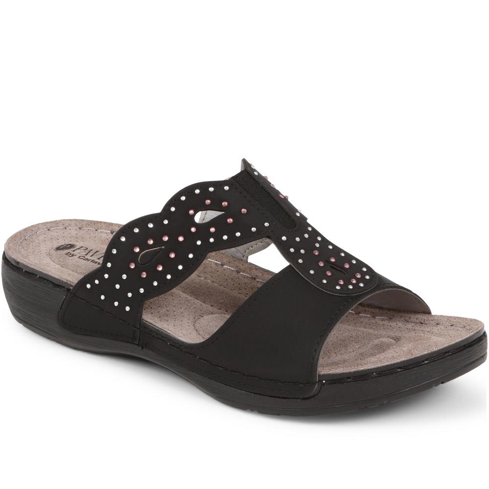 Slip On T-Bar Sandals - SERAY37011 / 324 019 image 2