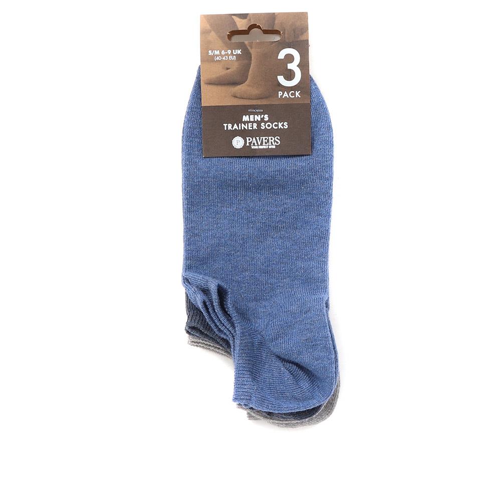 3-Pack No Show Ankle Socks - ASENA37003 / 324 031 image 1