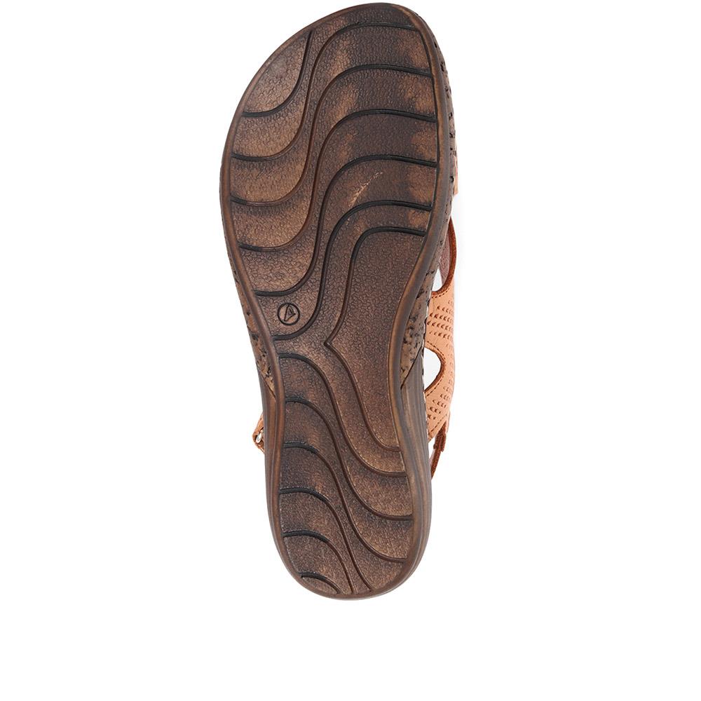 Leather Slingback Sandals - KAP35011 / 322 211 image 4