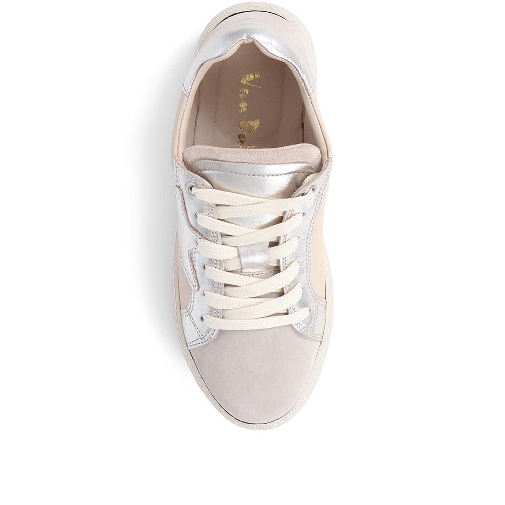 Leather Lace Up Trainers - PALMI37500 / 324 061 image 2