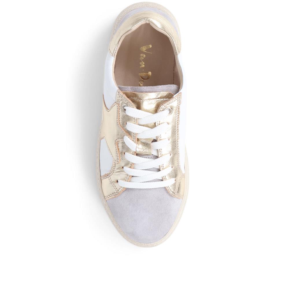 Leather Lace Up Trainers - PALMI37500 / 324 061 image 2