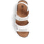Adjustable Leather Sandals - KF35014 / 321 774 image 4