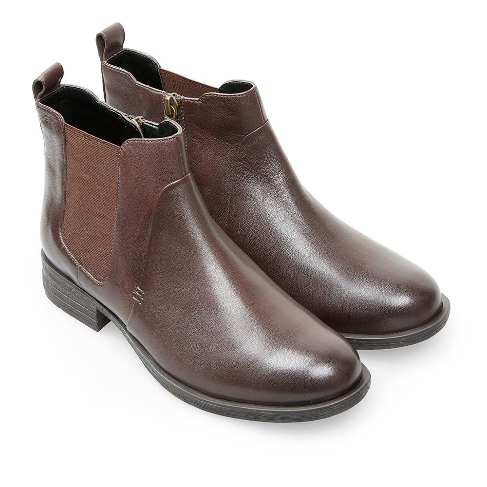 Ford X Extra Wide Fitting Leather Ankle Boots - FORD X / 3174 image 1