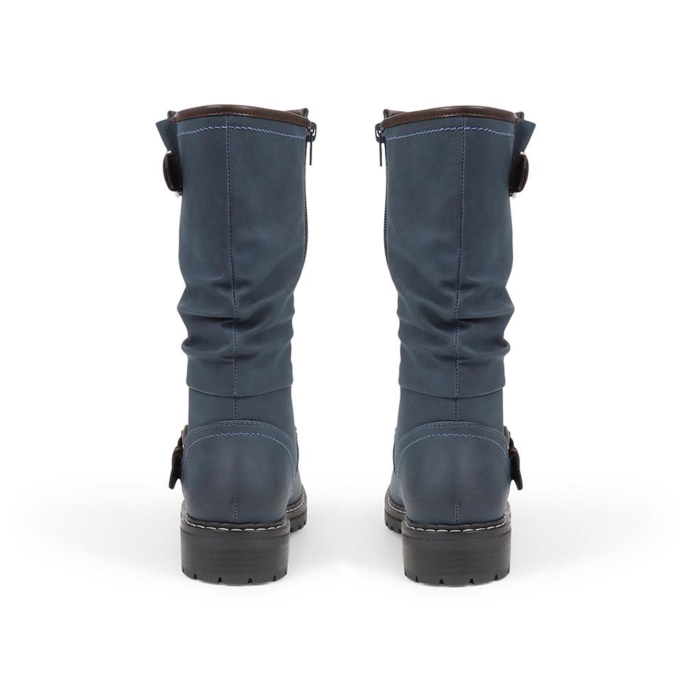 Buckle Mid Calf Boots - TELOO38009 / 324 493 image 2