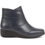 Leather Wedge Ankle Boots - KF38008 / 324 492 image 1