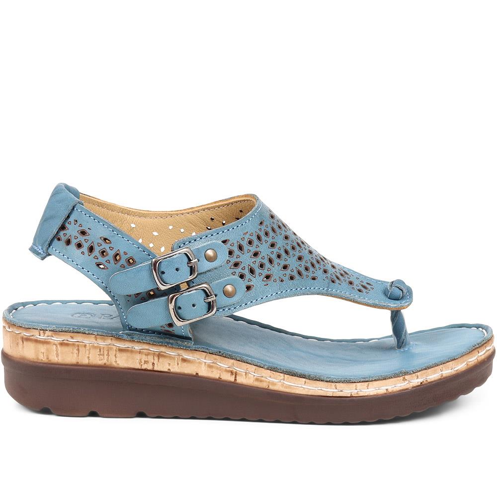 Leather Toe Post Sandals - CAY37011 / 323 931 image 1