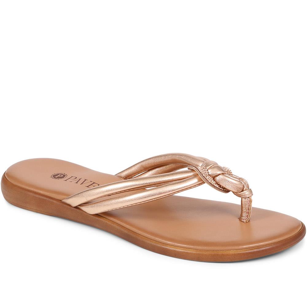 Slip-On Casual Toe-Post Sandals - CLUBS37013 / 323 812 image 0