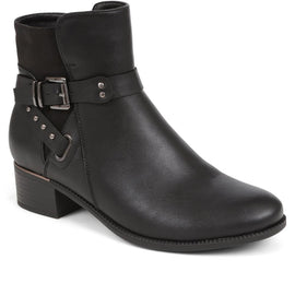 Buckle Detail Ankle Boots