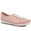 Wide Fit Leather Lace-Up Trainers - SIMIN31003 / 317 969 image 0