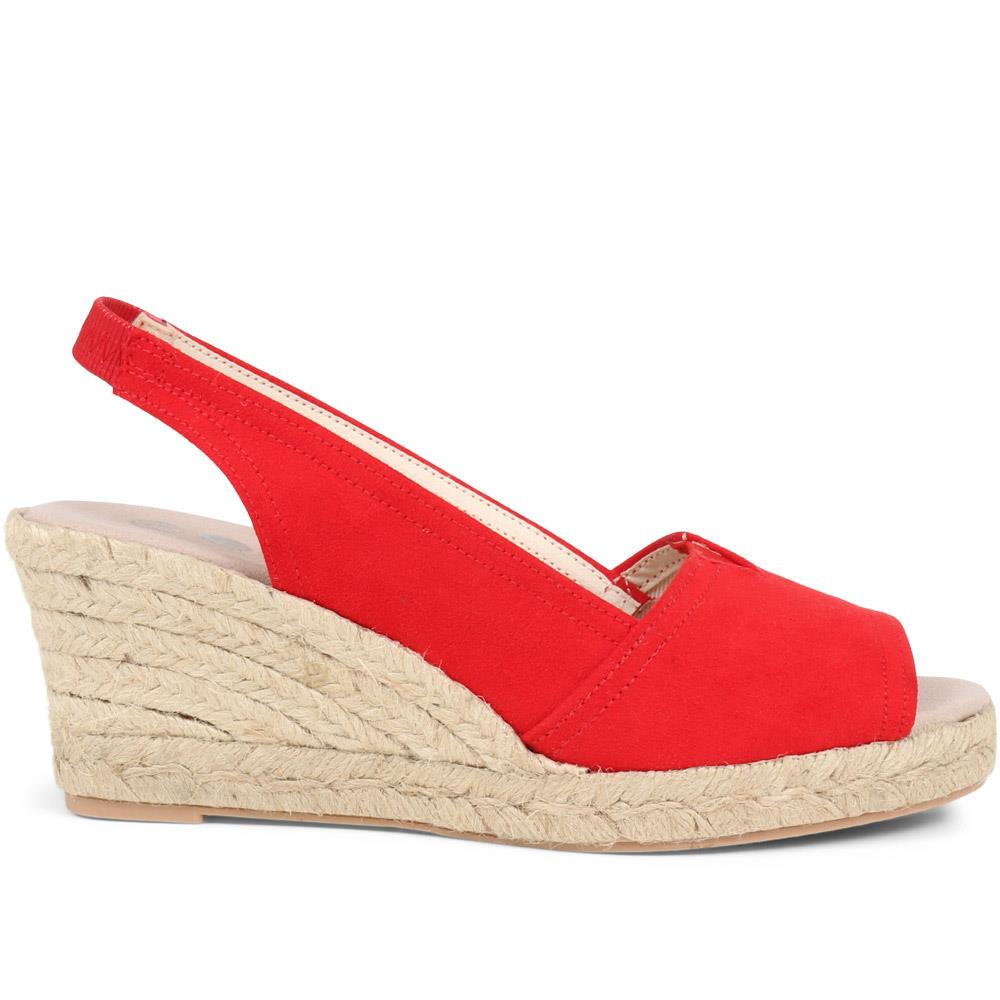 Peep Toe Wedge Sandals - VUL37001 / 323 762 image 1