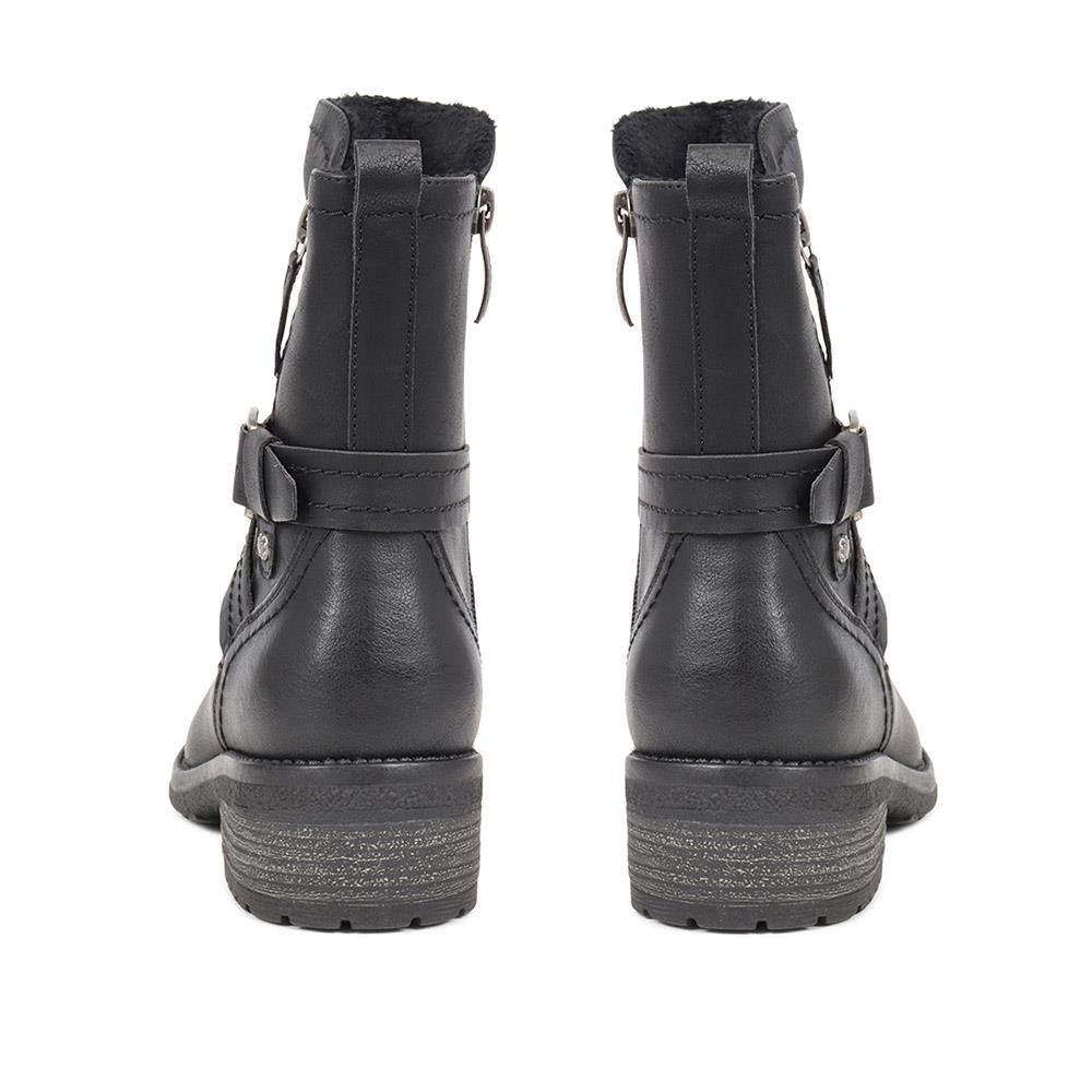 Zip Up Tall Ankle Boots - CENTR38015 / 324 217 image 2