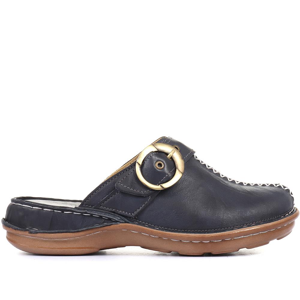 Lightweight Leather Clog - CAY31003 / 317 819 image 0
