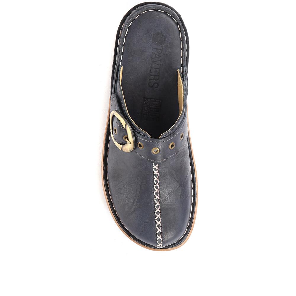 Lightweight Leather Clog - CAY31003 / 317 819 image 2