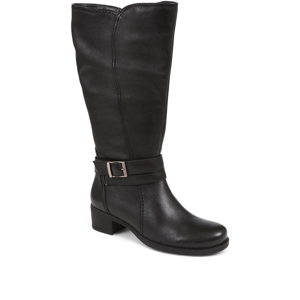 Leather Knee Boots - RNB38009 / 324 336 image 2