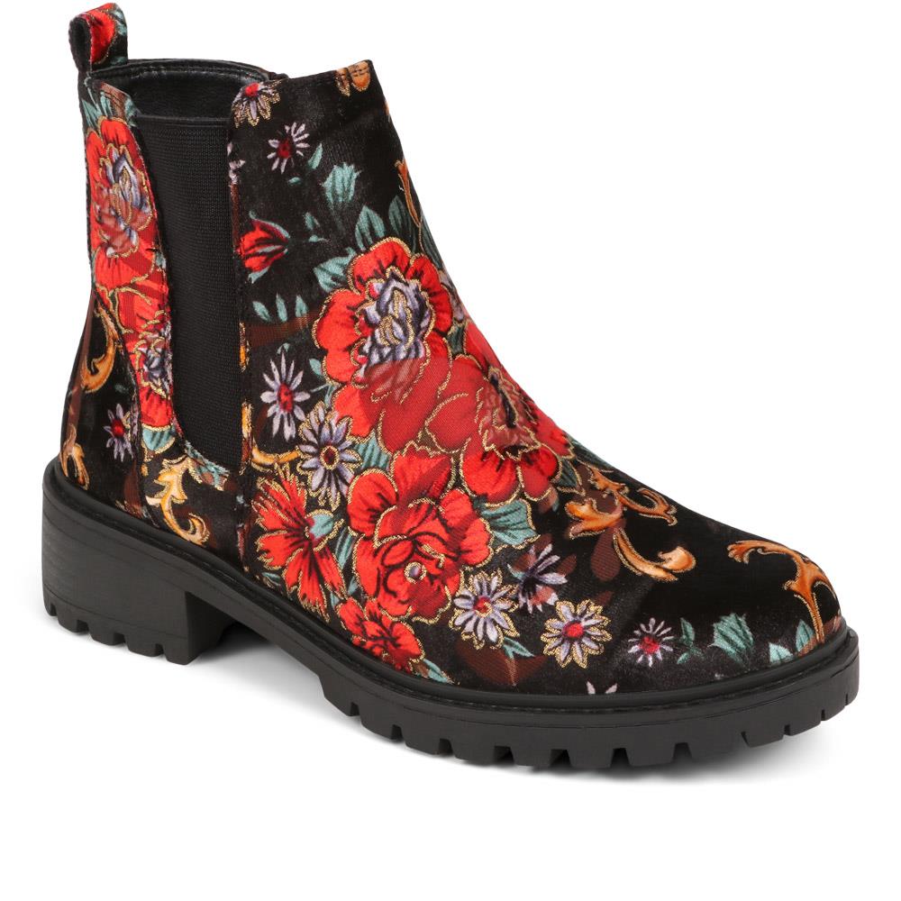 Floral Chelsea Boots - WBINS38037 / 324 119 image 0