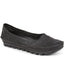 Wide Fit Leather Slip-On Shoes - SIMIN37001 / 323 260 image 3