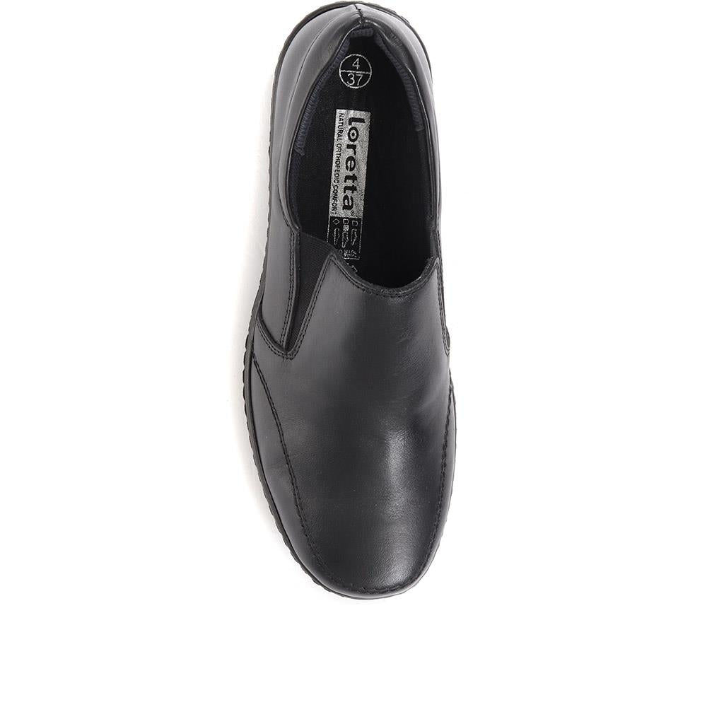 Leather Slip-On Shoes - HAK36009 / 322 927 image 3