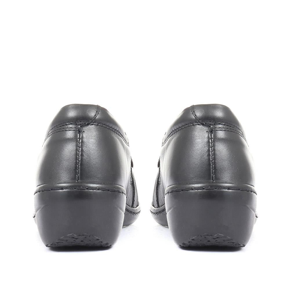 Wide Fit Handmade Slip-On Leather Shoes - HAK30009 / 316 090 image 2