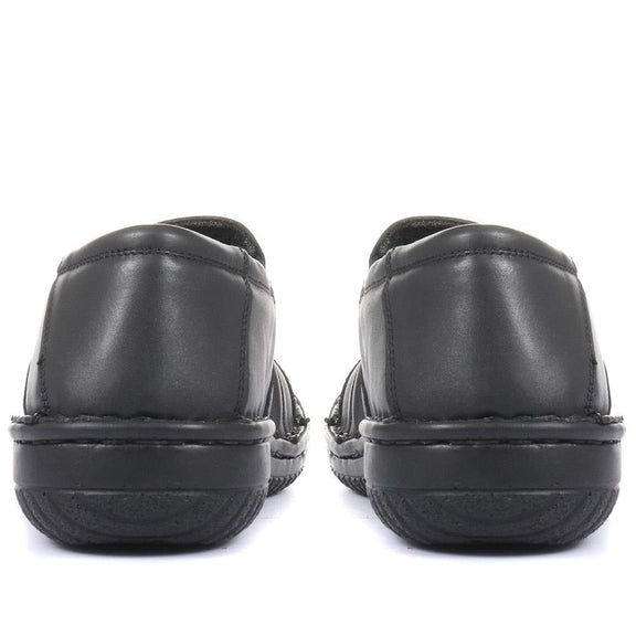 Wide Fit Handmade Leather Slip-On Shoe (HAK30006) by Loretta @ Pavers ...