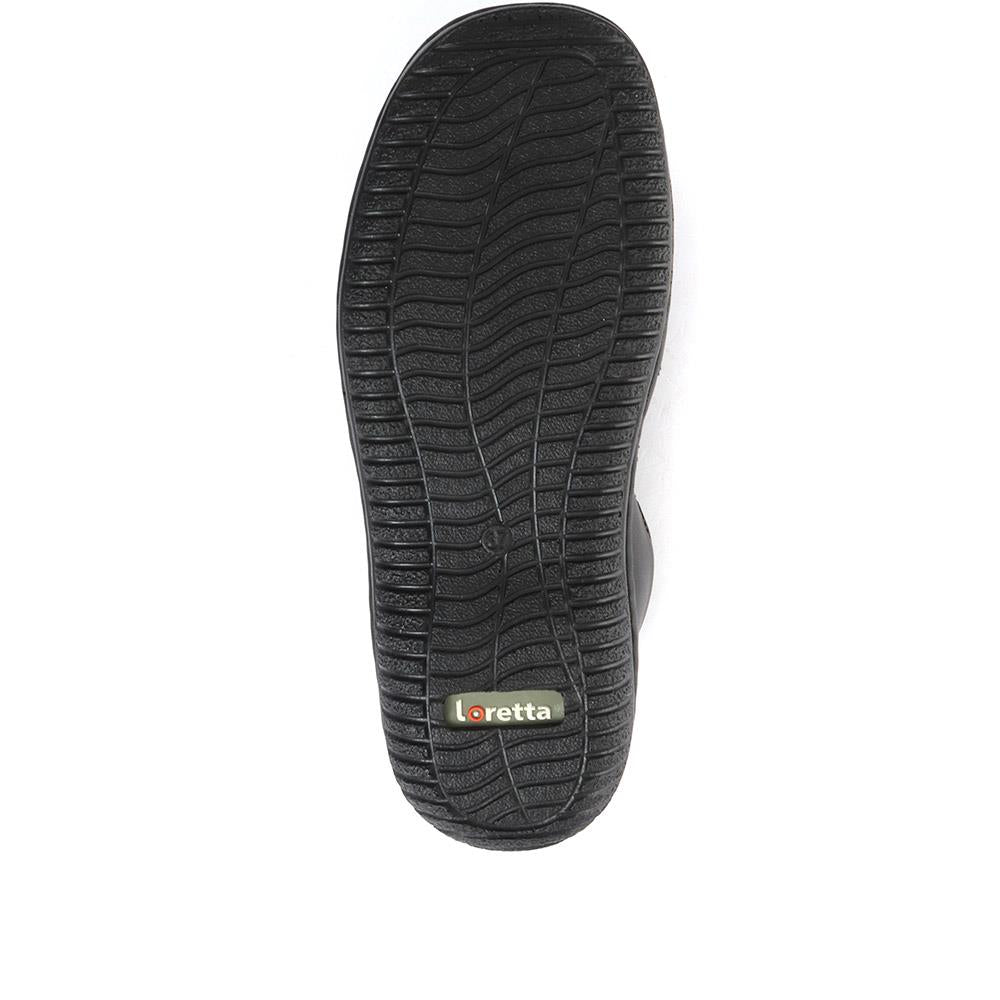 Wide Fit Handmade Leather Slip-On Shoe - HAK30006 / 316 190 image 5