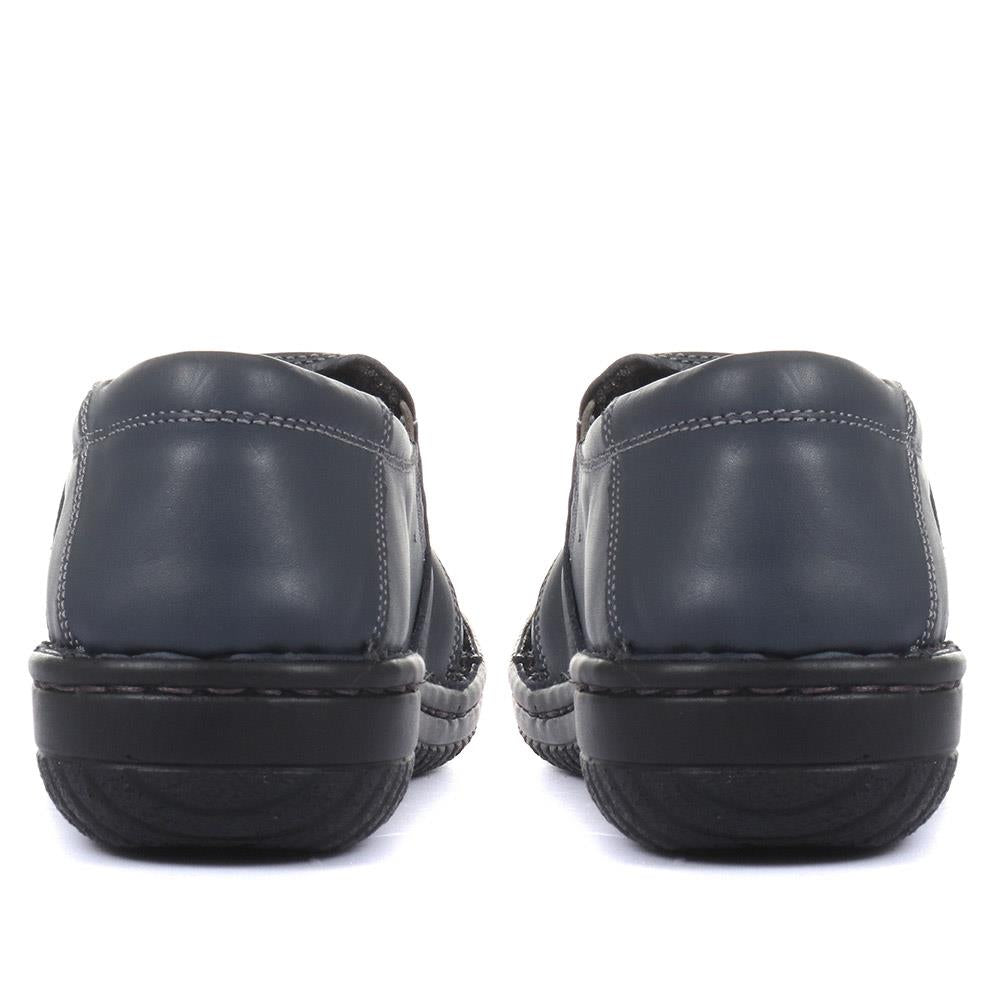 Wide Fit Handmade Leather Slip-On Shoe - HAK30006 / 316 190 image 2