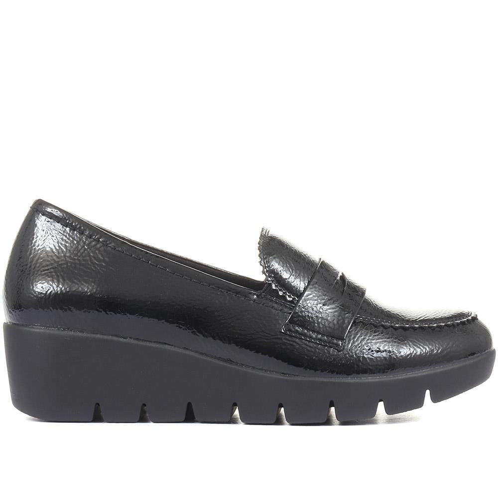 High-Shine Wedge Loafer - WK34009 / 320 854 image 1
