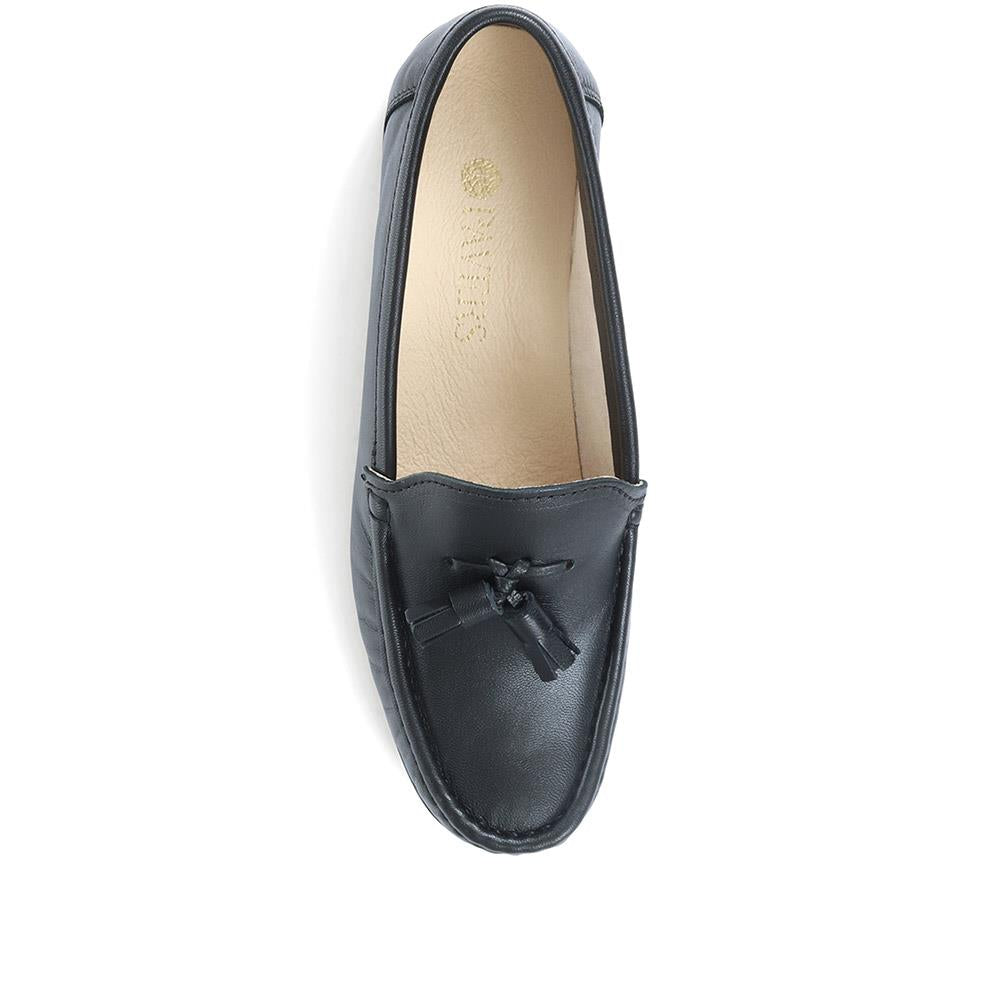 Wide Fit Leather Loafer with Tassel - CONT25000 / 309 198 image 3