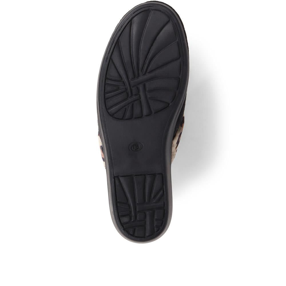 Patterned Accent Mules - MUYA38003 / 324 672 image 3