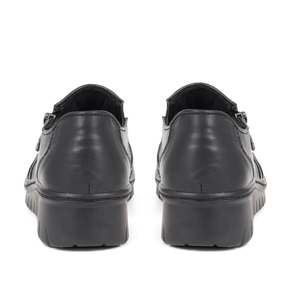 Leather Slip On Shoes - HAK38033 / 324 724 image 3