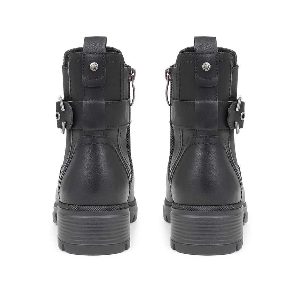 Chunky Buckle Detail Ankle Boots - CENTR38009 / 324 134 image 2
