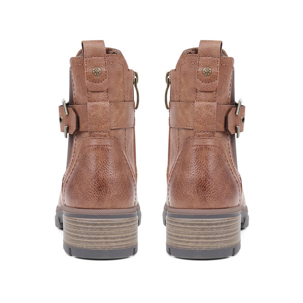 Chunky Buckle Detail Ankle Boots - CENTR38009 / 324 134 image 2