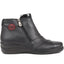 Leather Zip-Up Ankle Boots - HAK38019 / 324 661 image 1