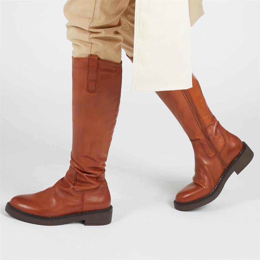 Sebastiana Leather Knee High Boots - SEBASTIANA / 322 840 image 4