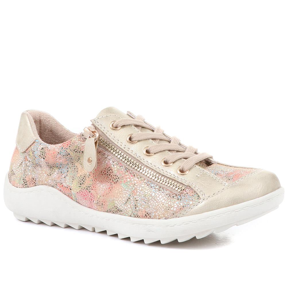 Floral Lace-Up Trainers - WBINS37057 / 323 462 image 0