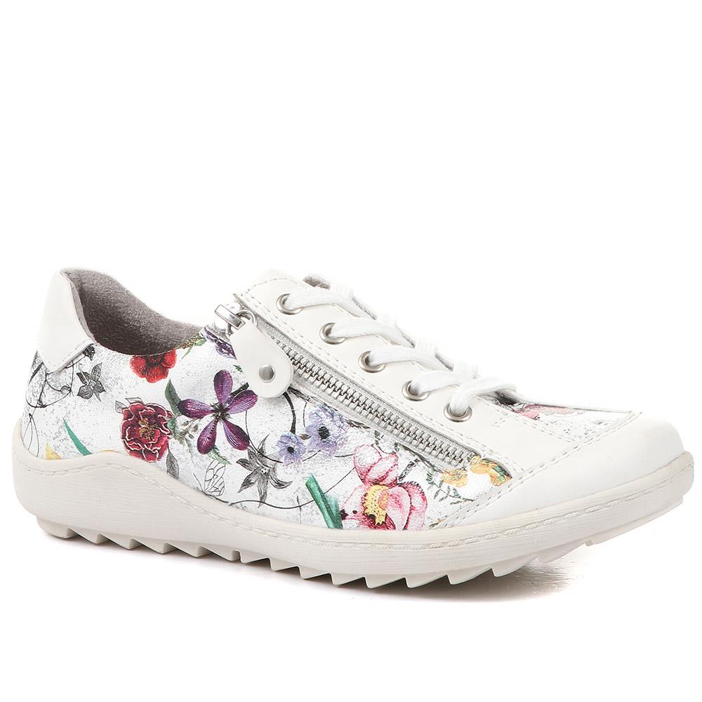 Floral Lace-Up Trainers - WBINS37057 / 323 462 image 0