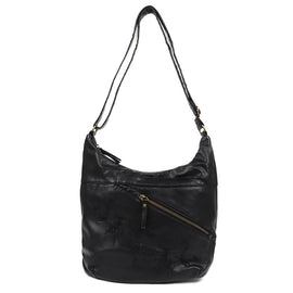 Zip Detail Shoulder Bag