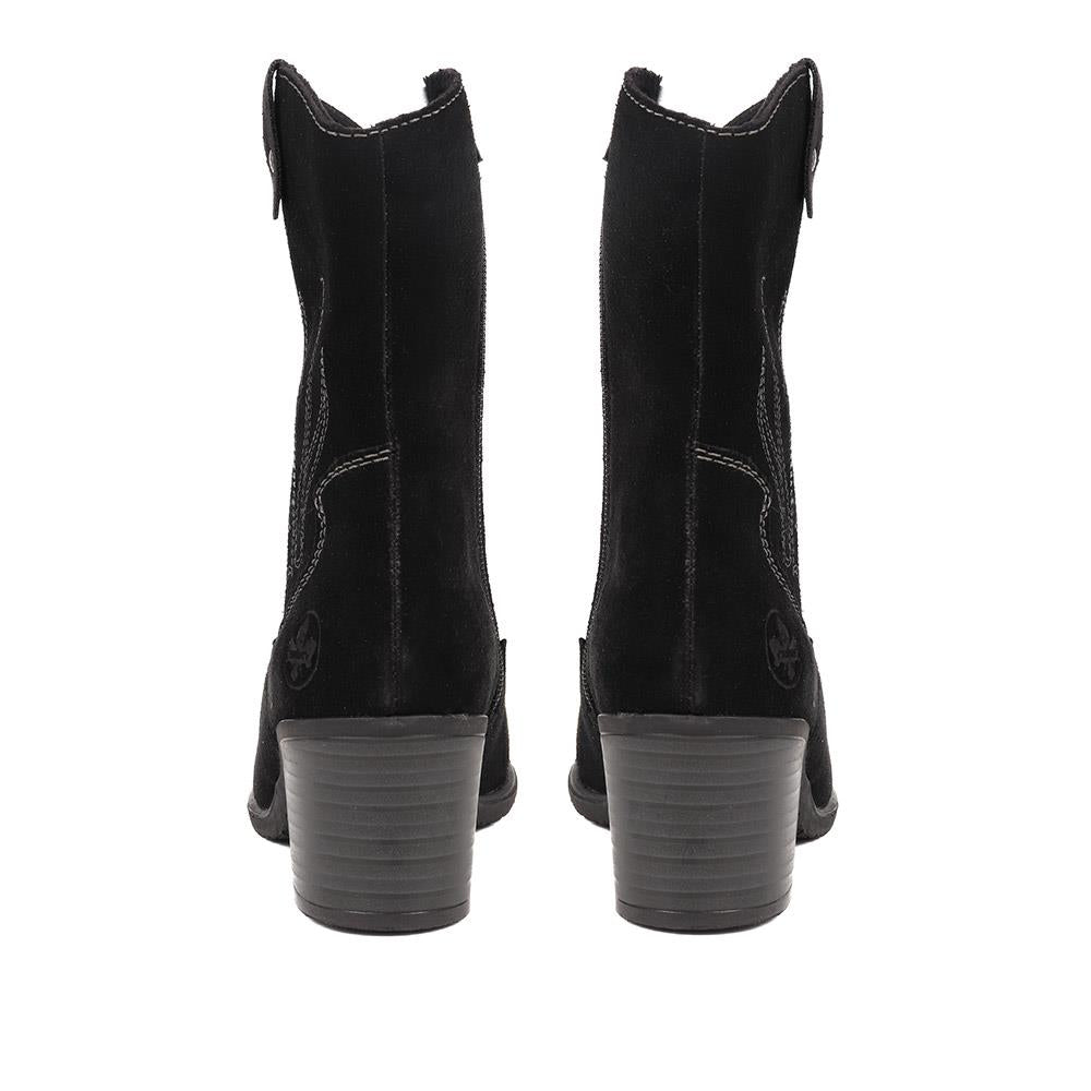 Leather Heeled Ankle Boots - RKR38503 / 324 067 image 2