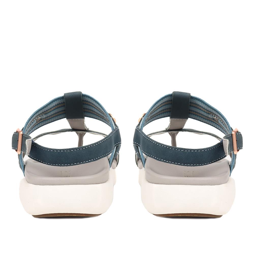 Adjustable Toe-Post Sandals - VAN37074 / 324 882 image 2