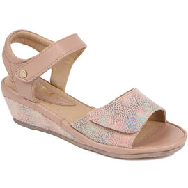 Low Wedge Touch-Fasten Sandals