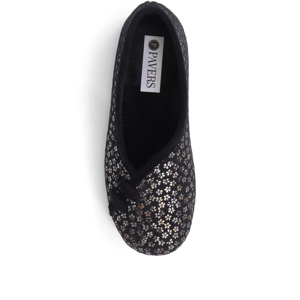 Leopard Print Fleece Lined Slippers - FEVI38001 / 324 181 image 4