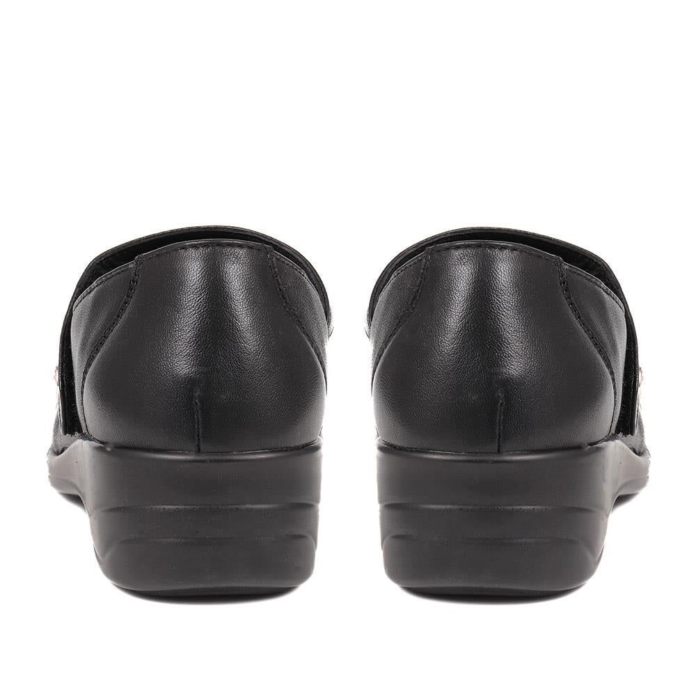 Leather Touch Fastening Shoes - KF38044 / 324 668 image 2